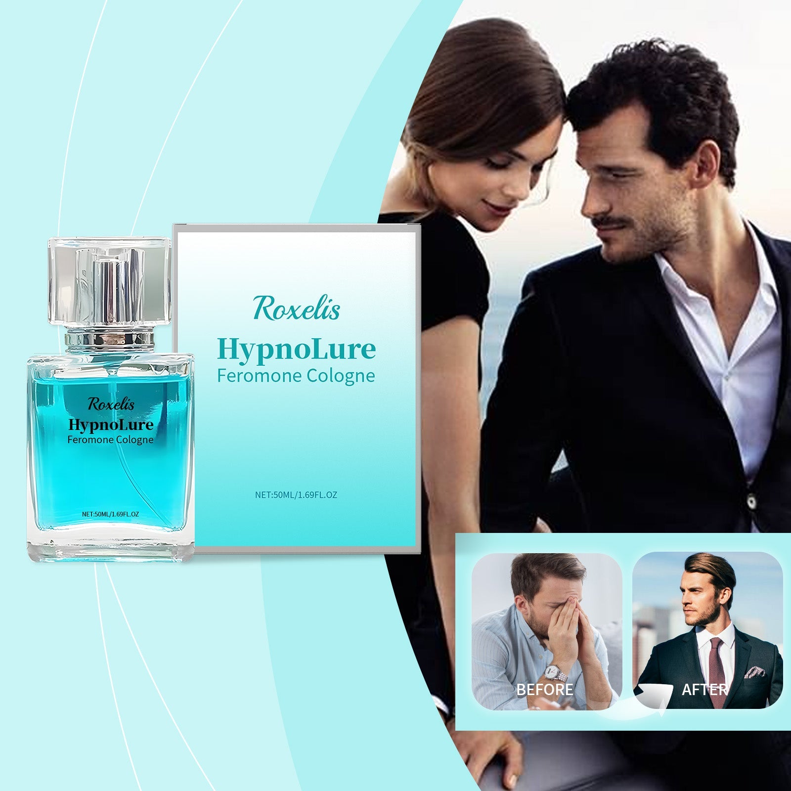 Feromone Cologne Classic Fresh Natural Portable Charm Fragrance