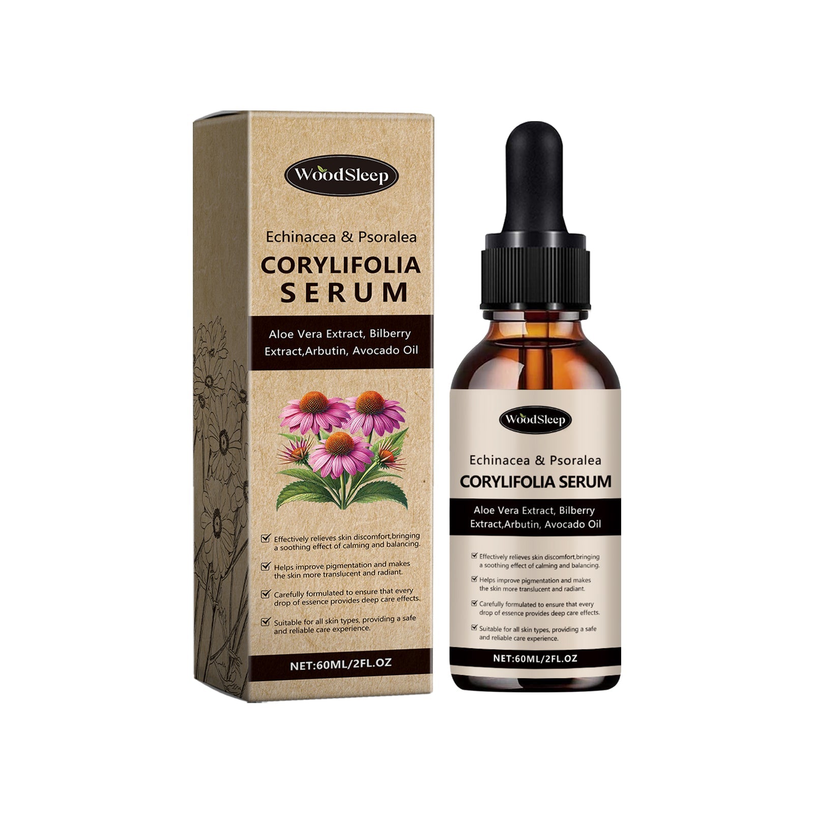 Echinacea Skin Soothing Serum Redness Relief Care