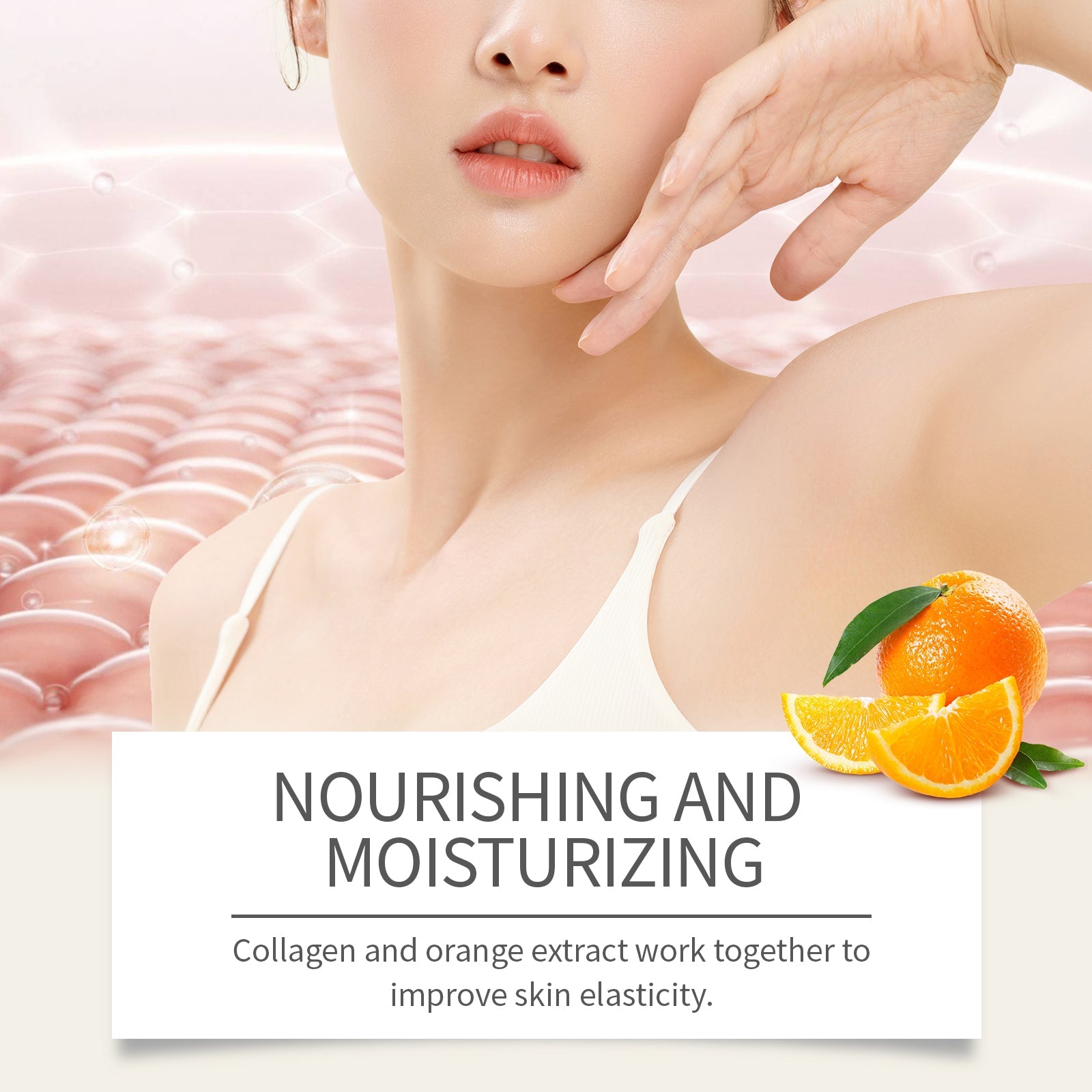 Orange Vitamin C Body Scrub Exfoliating Nourishing Skin Care