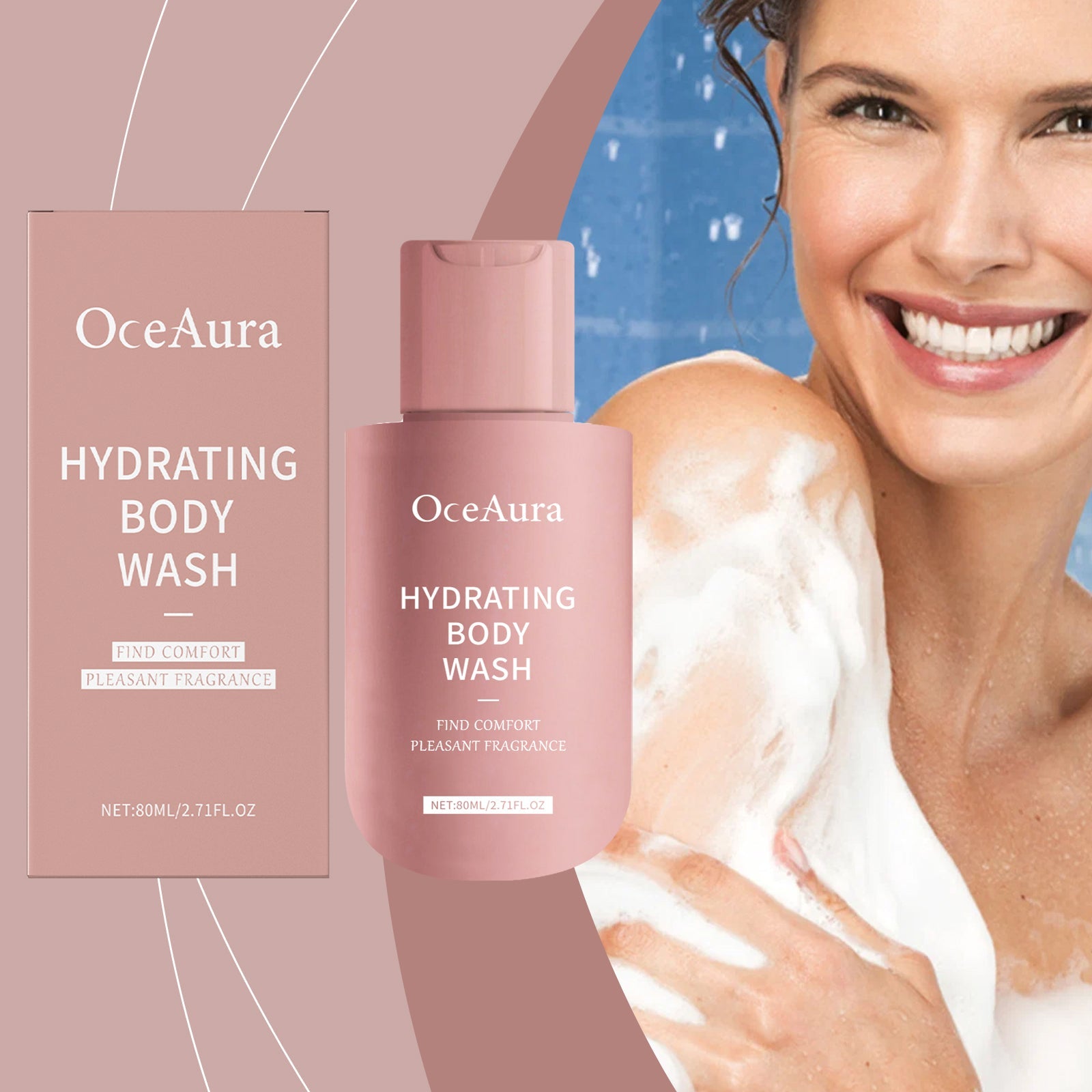 Soothing Fragrance Body Wash Moisturizing Shower Gel Cleanser