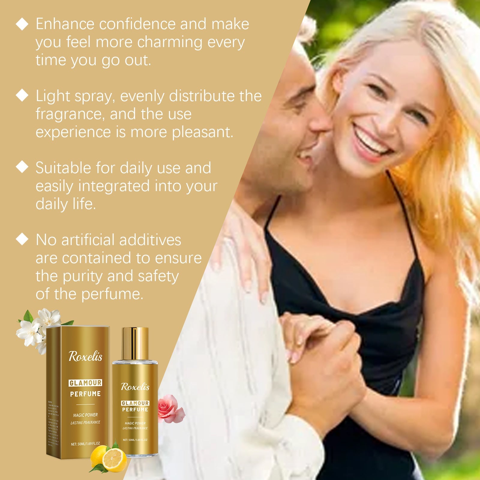 Charm Cologne Natural Fresh Elegant Long Lasting Fragrance