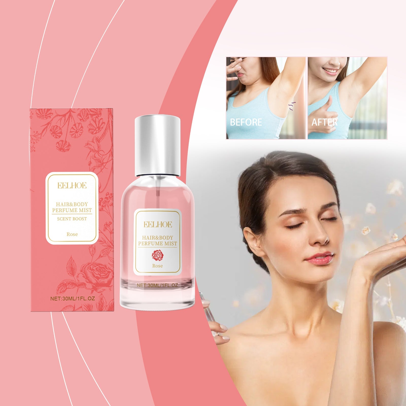 Rose Fresh Elegant Fragrance Spray