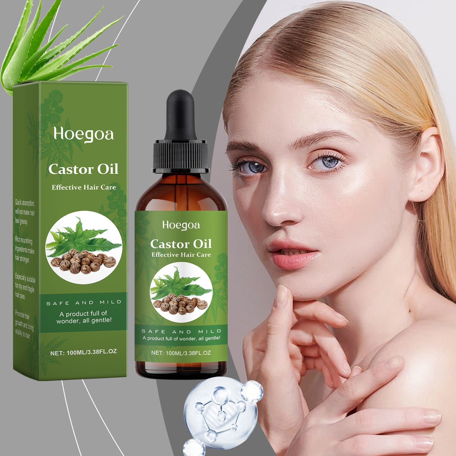 Castor Oil Hair Conditioner Moisturizing Nourishing Hair Treatment
