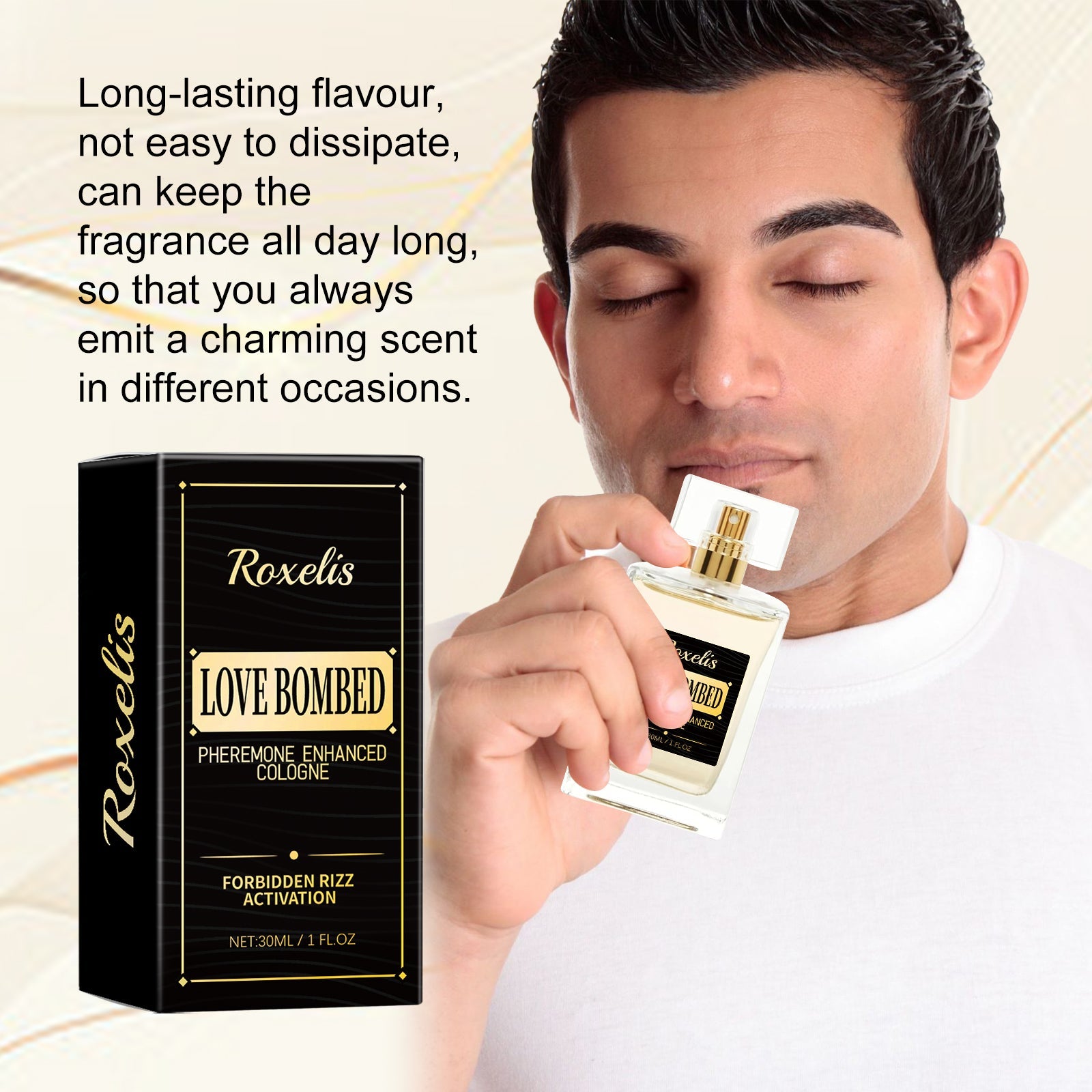 Men's Pheromone Cologne Fresh Long Lasting Gentleman Fragrance