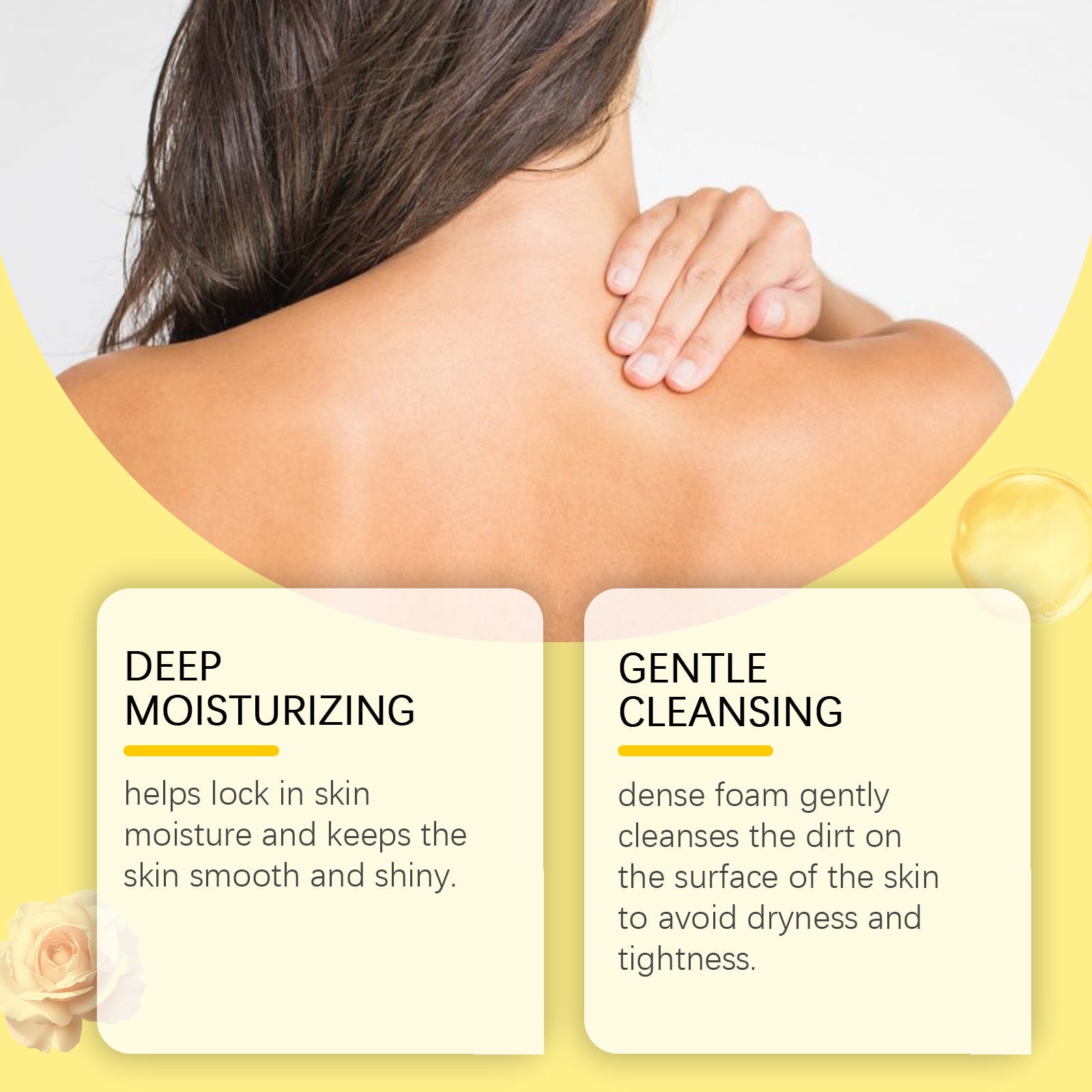 Perfumed Shower Gel Moisturizing Brightening Body Cleanser Fragrance