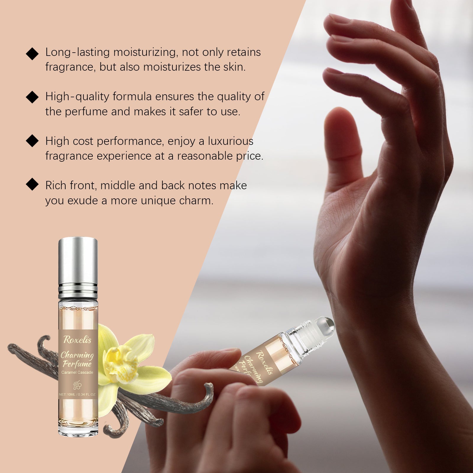 Caramel Honey Eau De Parfum Sweet Delicate Fragrance