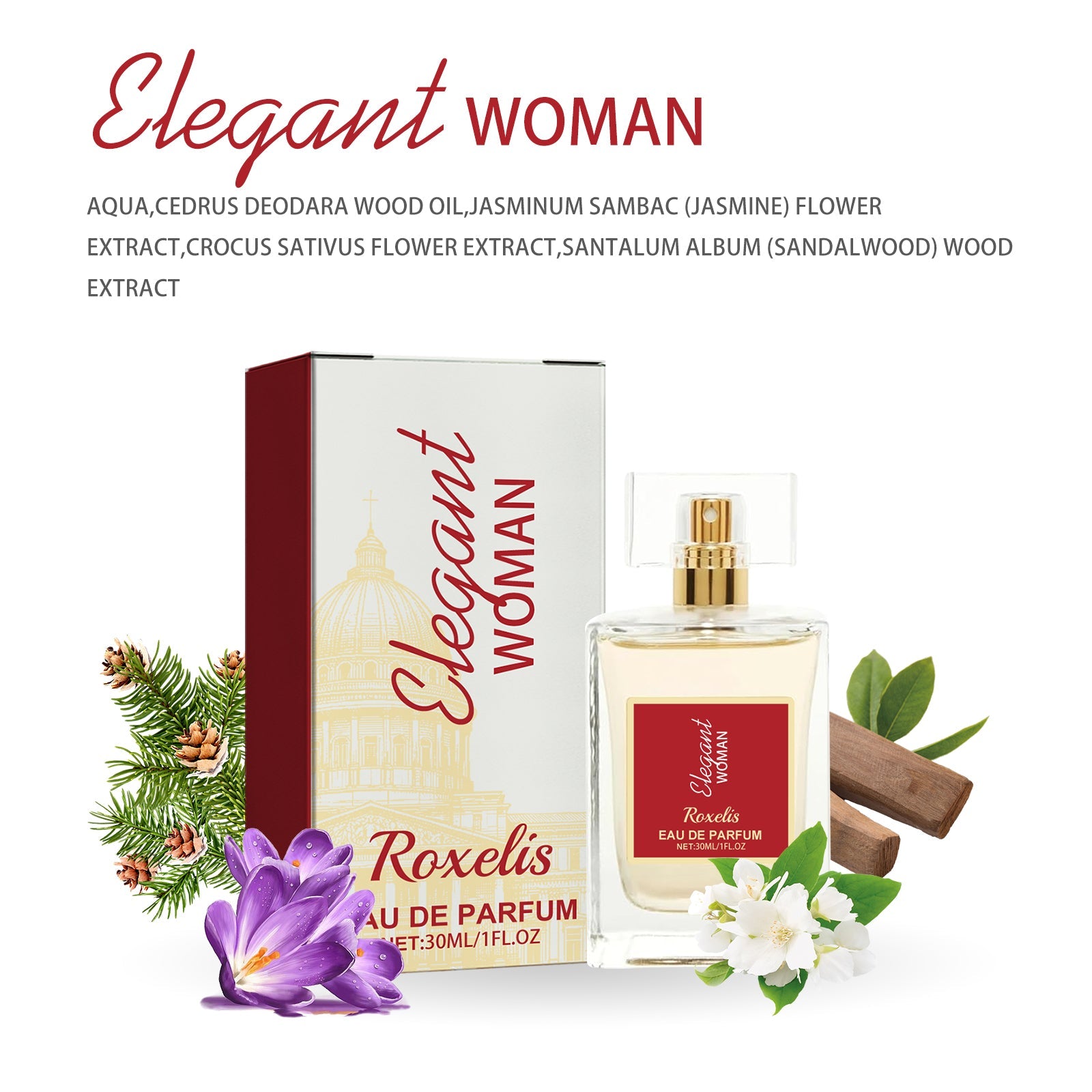 Elegant Women Eau De Parfum Floral Fruity Fragrance