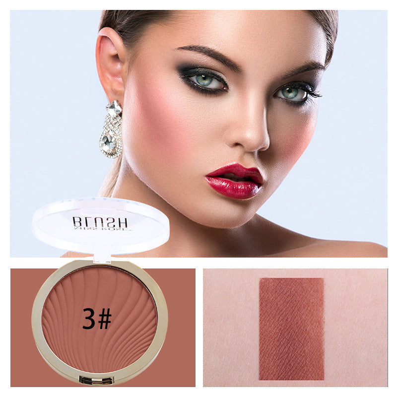 6 Color Matte Blush Highlighter Nude Makeup Palette