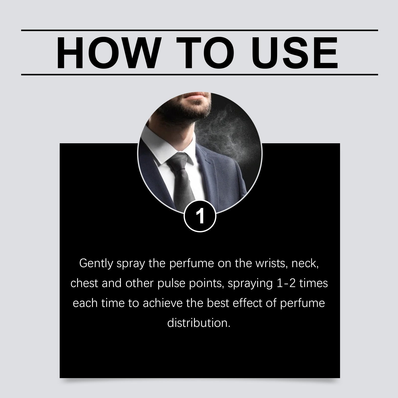 Strong Cologne Body Spray Elegant Plant Extract Fragrance
