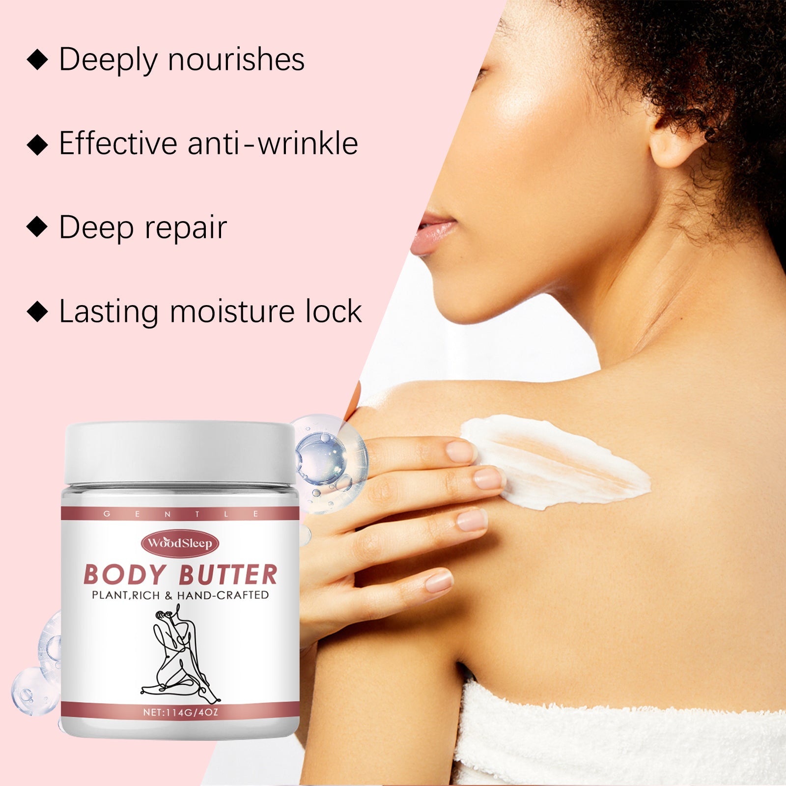 Woodsleep Moisturizing Body Lotion for Dry Winter Skin Care