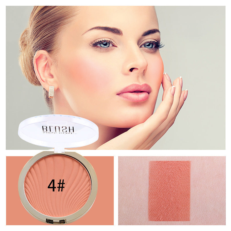 6 Color Matte Blush Highlighter Nude Makeup Palette