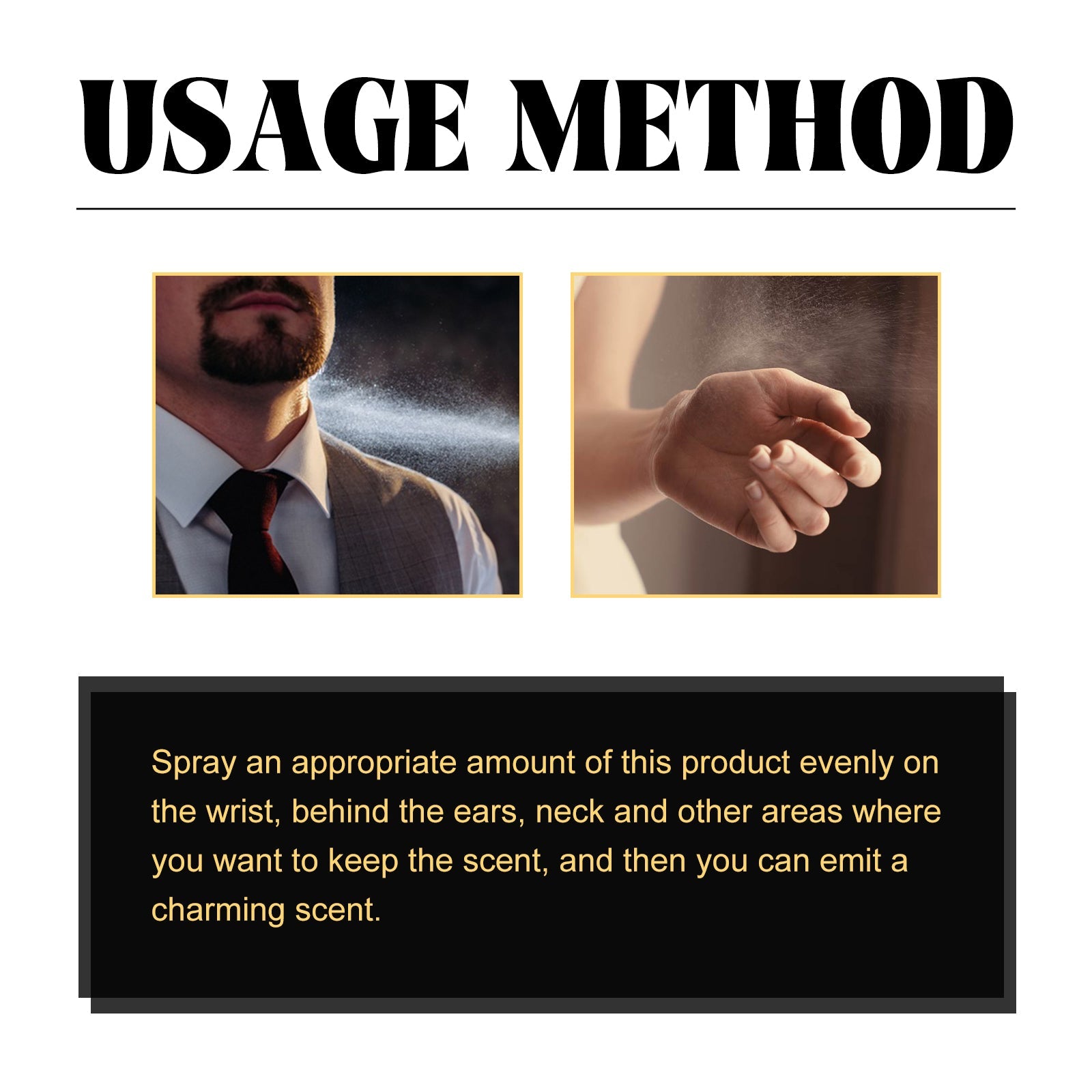 Men's Pheromone Cologne Fresh Long Lasting Gentleman Fragrance