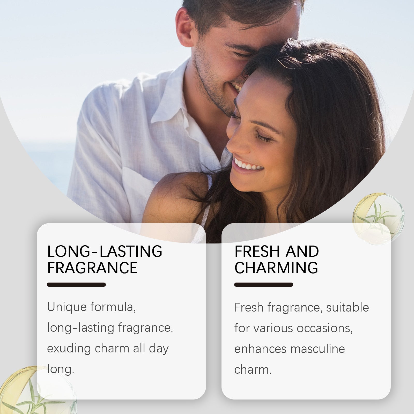 Strong Cologne Body Spray Elegant Plant Extract Fragrance