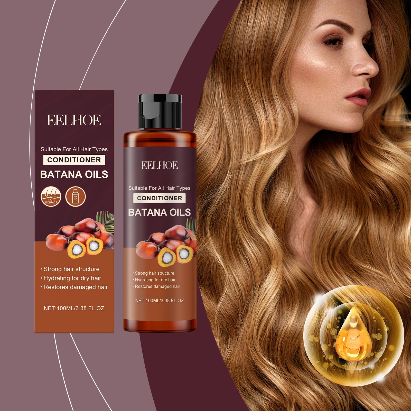 Batana Conditioner Repair Dry Split Ends Hair Care