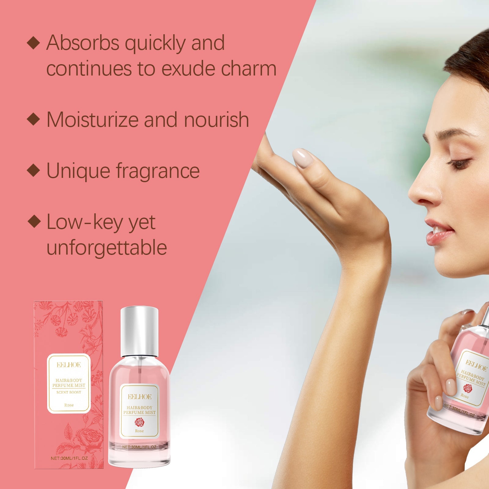 Rose Fresh Elegant Fragrance Spray