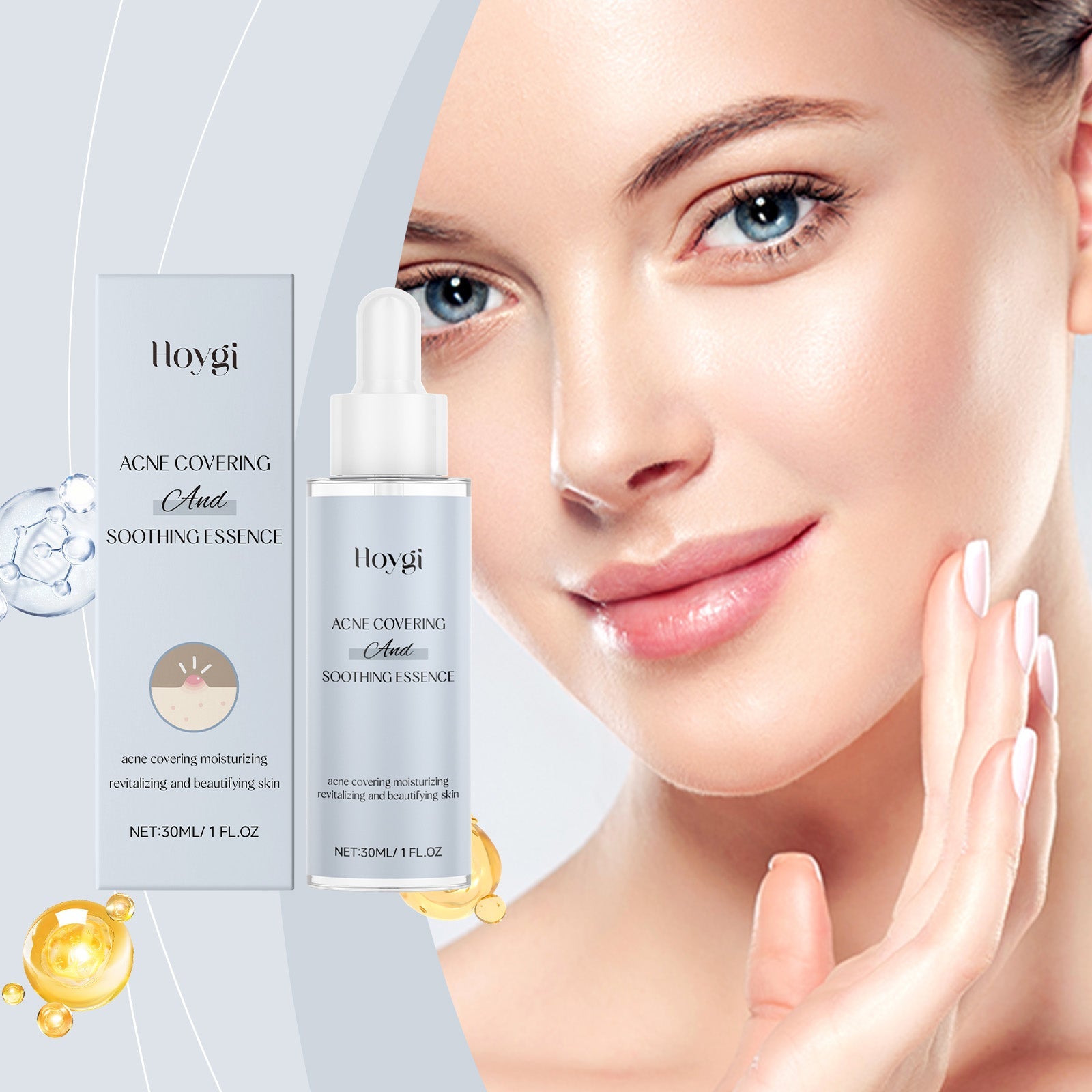 Acne Soothing Facial Serum Hydrating Pimple Care Solution