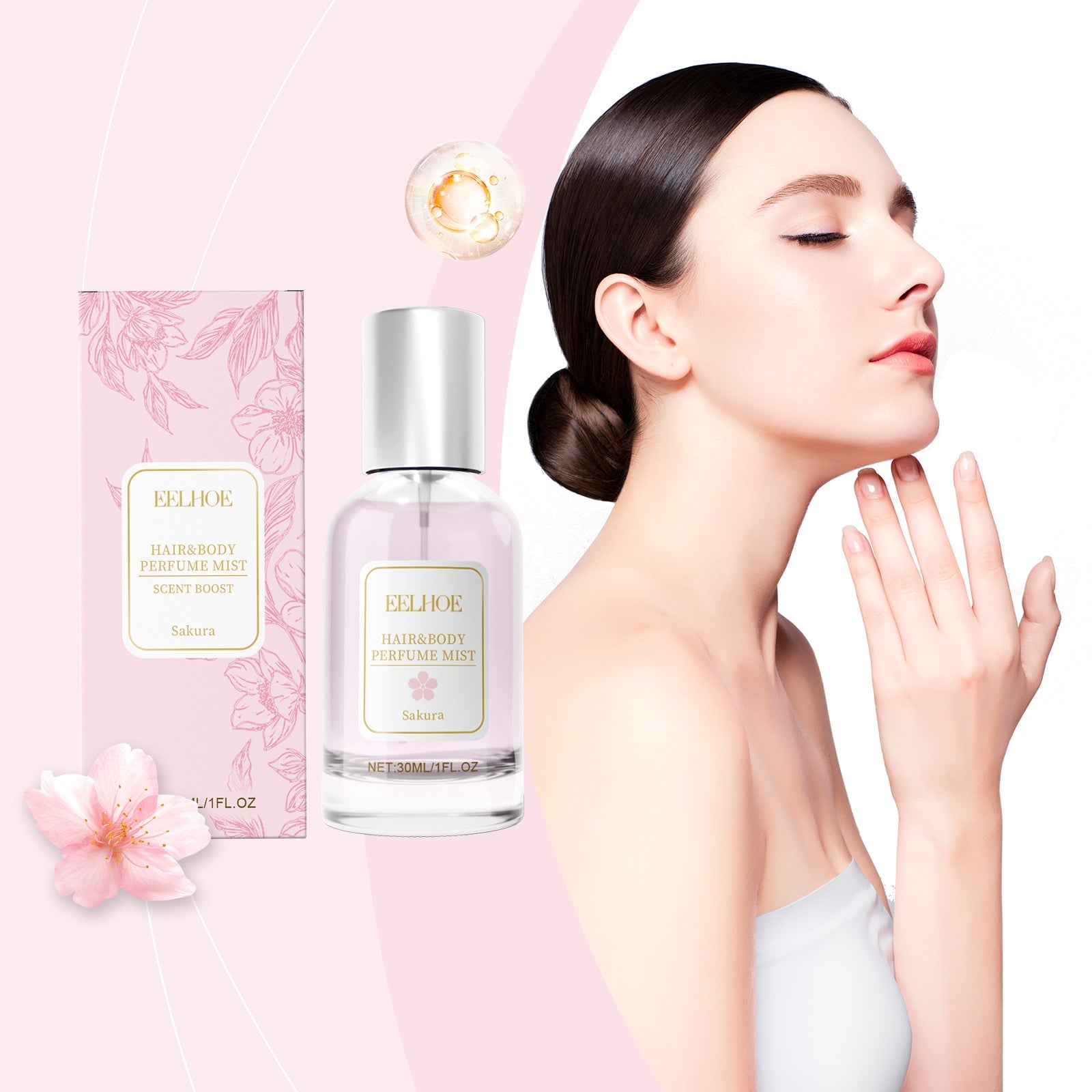 Cherry Blossom Eau De Parfum Fresh Elegant Fragrance Spray