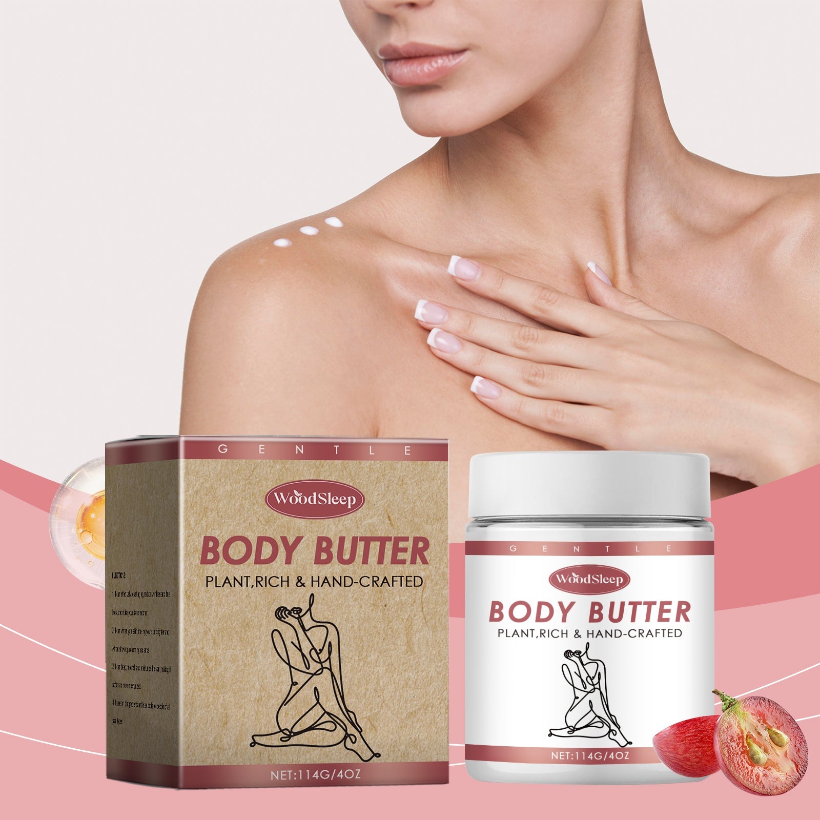 Woodsleep Moisturizing Body Lotion for Dry Winter Skin Care