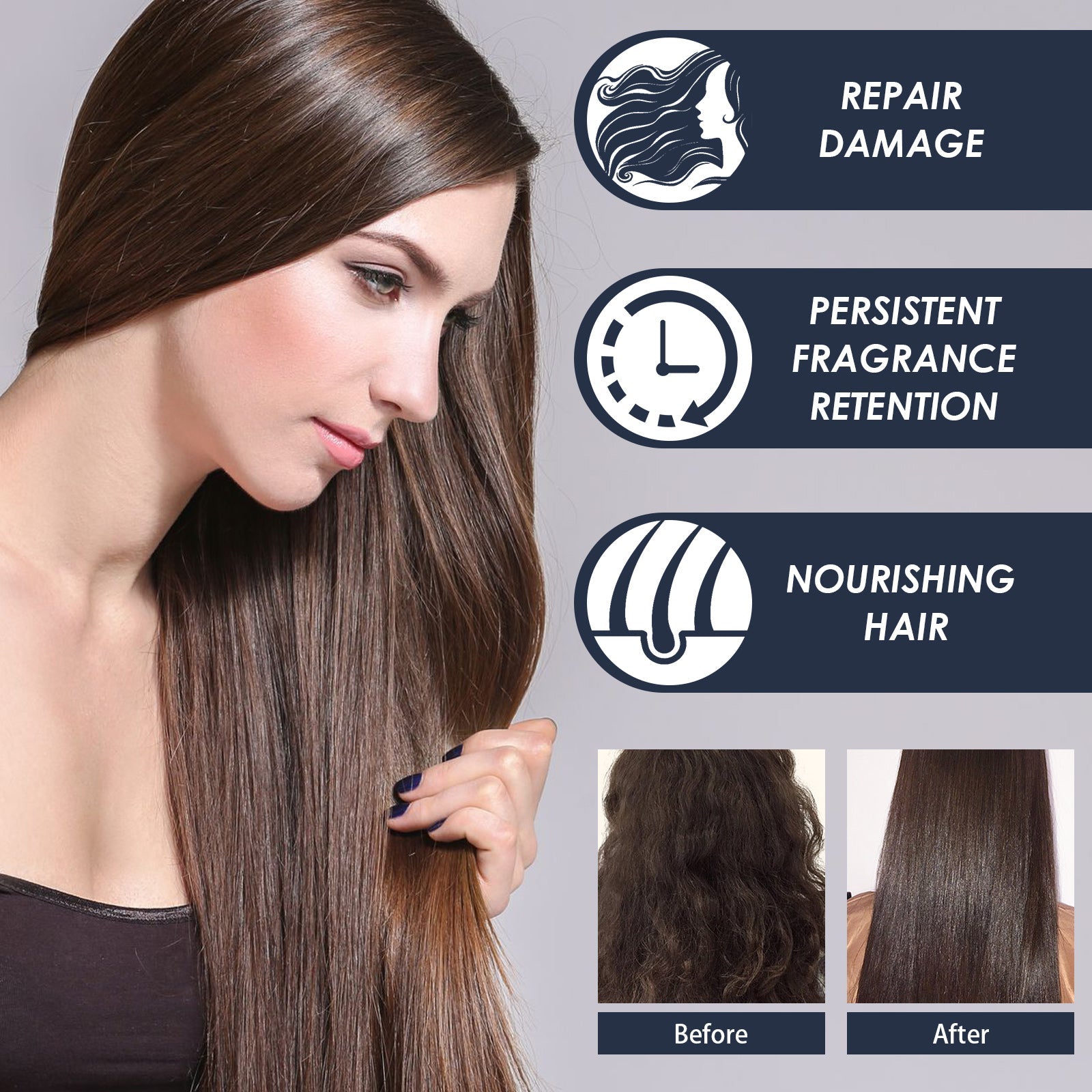Keratin Hair Straightening Repair Cream Silky Treatment Mask