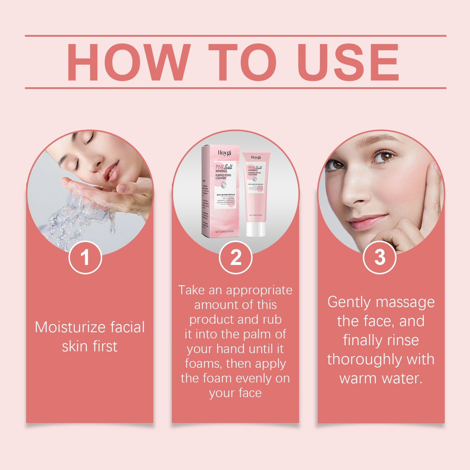 Pore Cleansing Facial Cleanser Gentle Moisturizing Skin Care