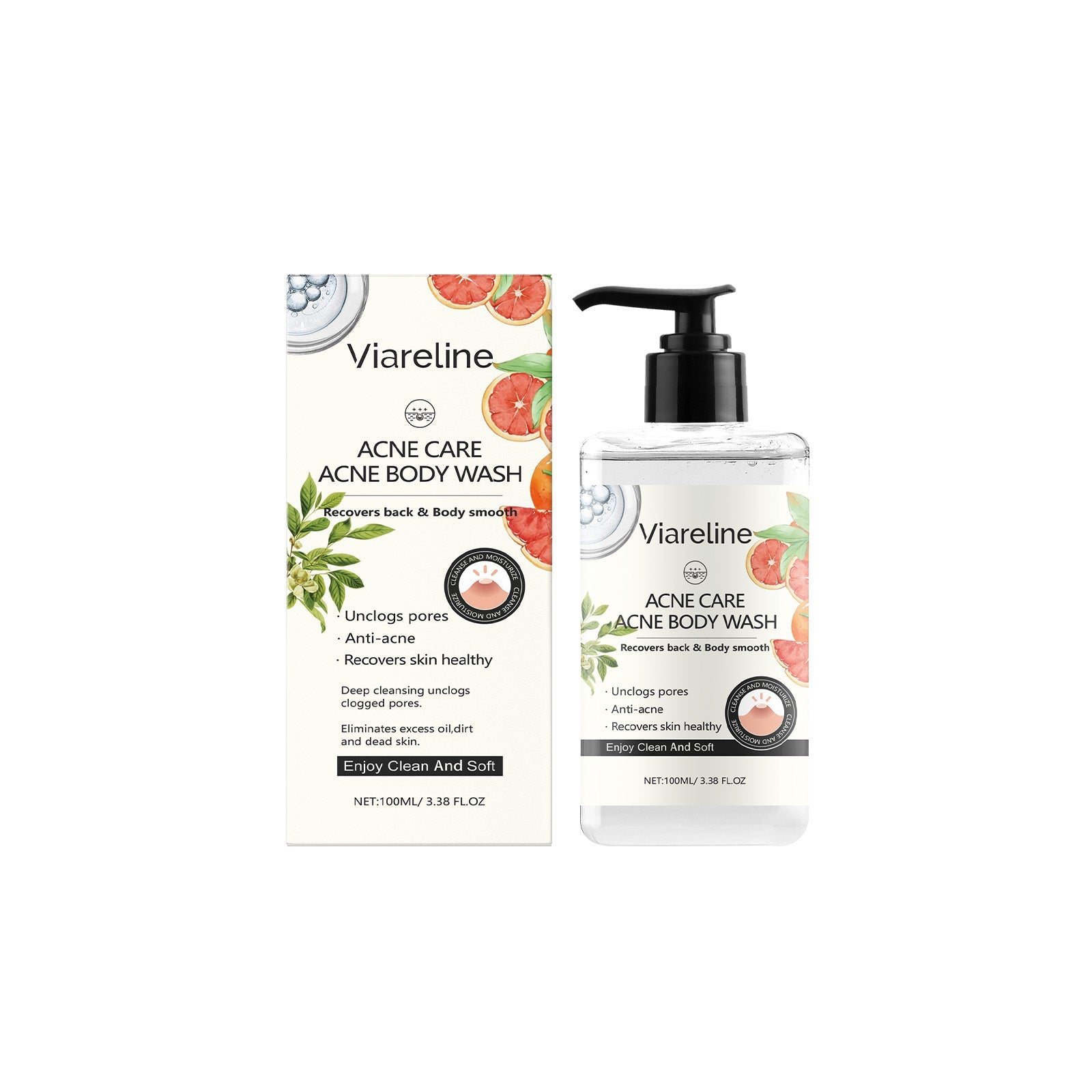 Soothing Repair Shower Gel Hydrating Anti-Dryness Body Cleanser