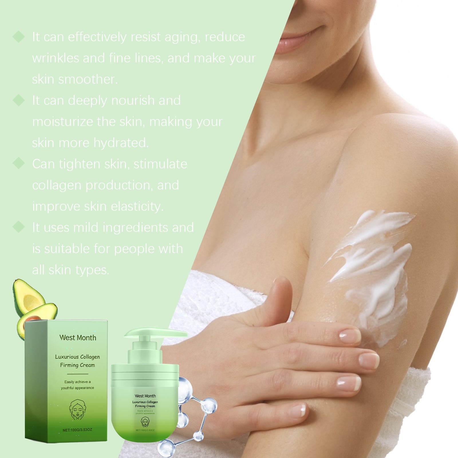Collagen Body Moisturizer Hydrating Firming Skin Care Lotion