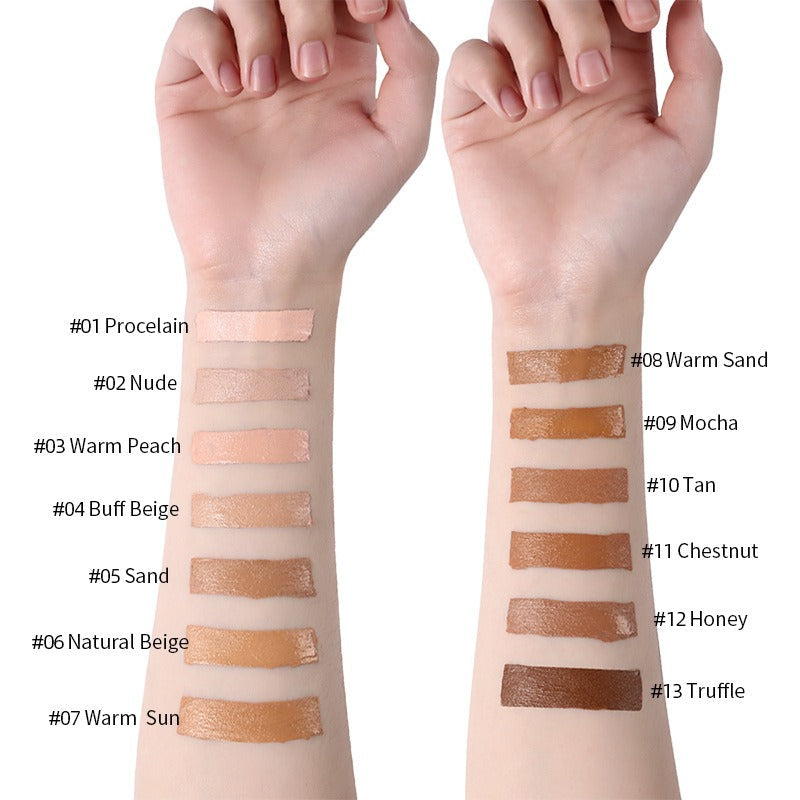 Matte Foundation Oil Control Concealer Makeup Long Lasting