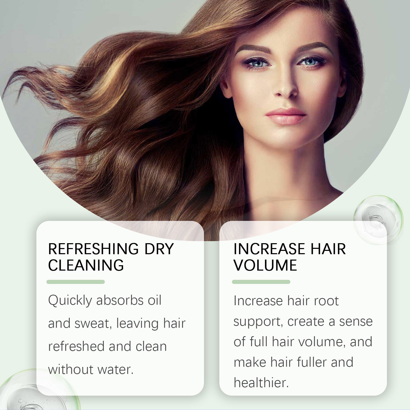 Leave-In Hair Conditioner Dry Shampoo Refreshing Styling Care