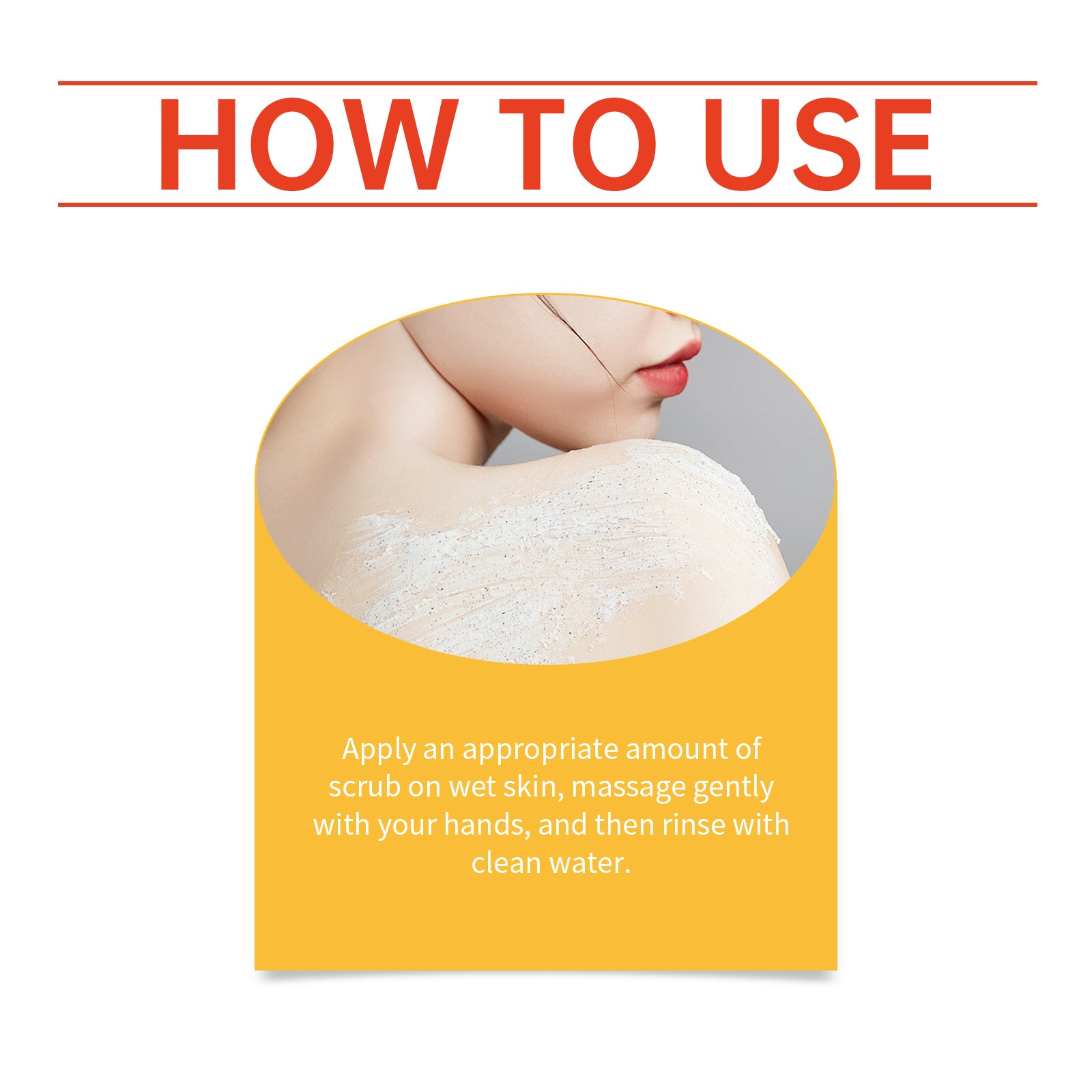 Orange Vitamin C Body Scrub Exfoliating Nourishing Skin Care